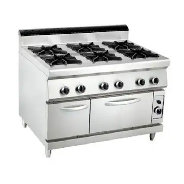 Six Burner Continental Gas Range